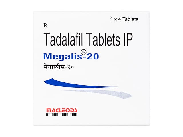 [シアリスジェネリック]メガリス20mg 【1箱4錠】