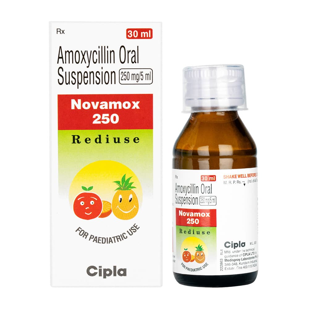 [サワシリンジェネリック]ノバモックス250mg 【1本30ml】