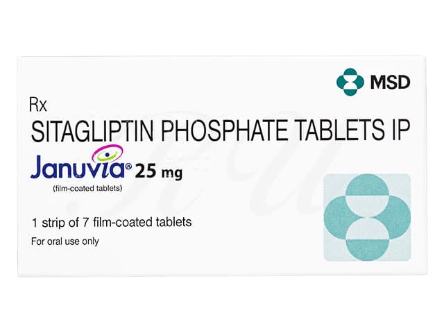 ジャヌビア25mg 【1箱7錠】