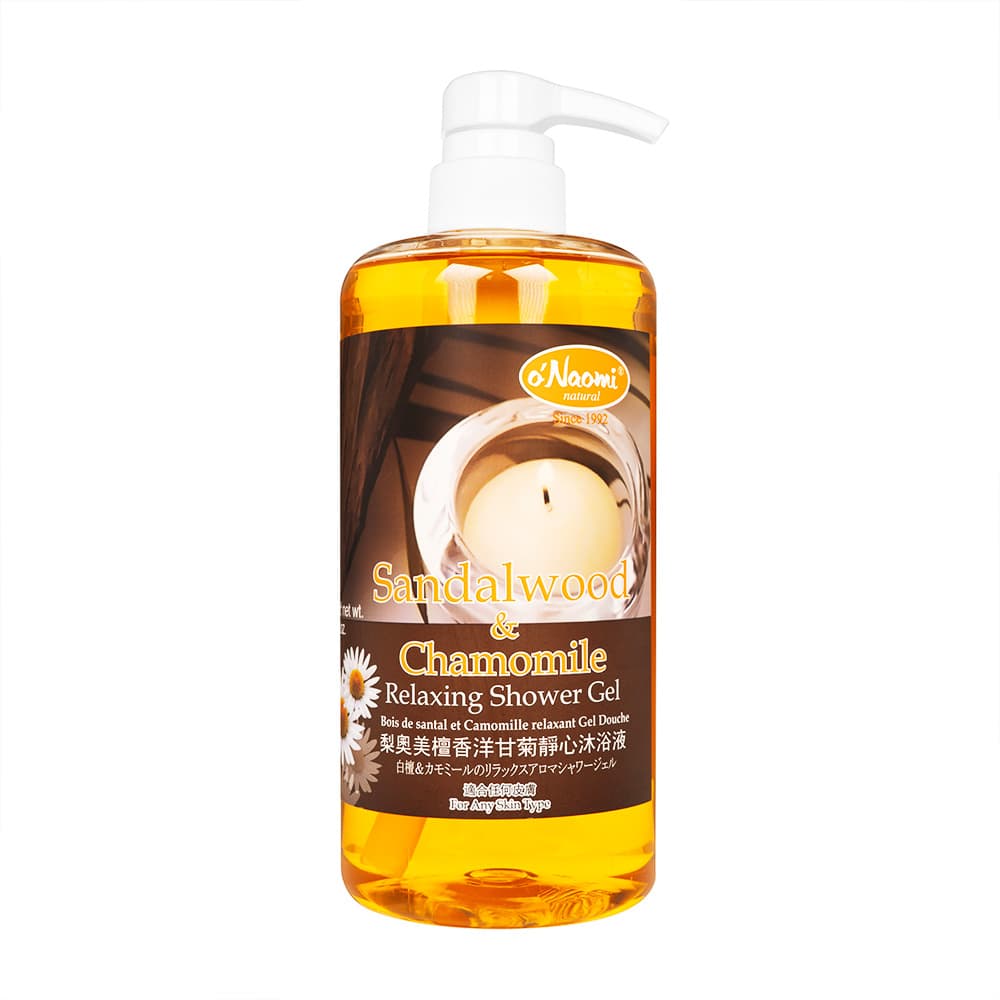 [O'Naomi]サンダルウッド＆カモミールリラックシングシャワージェル 【1本800ml】