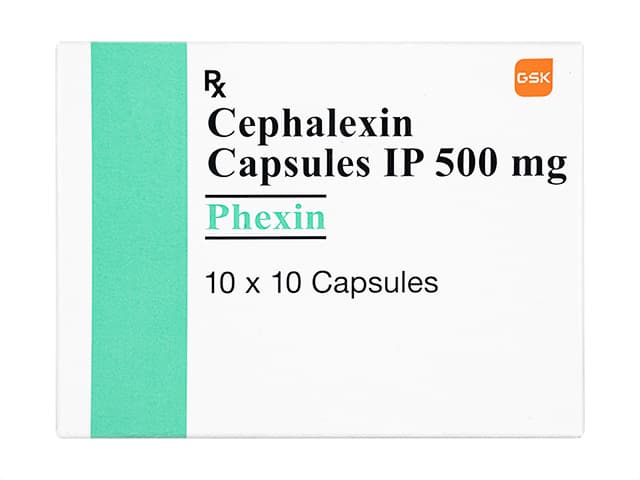 [ケフレックス同成分]フェキシン500mg 【1箱100カプセル】