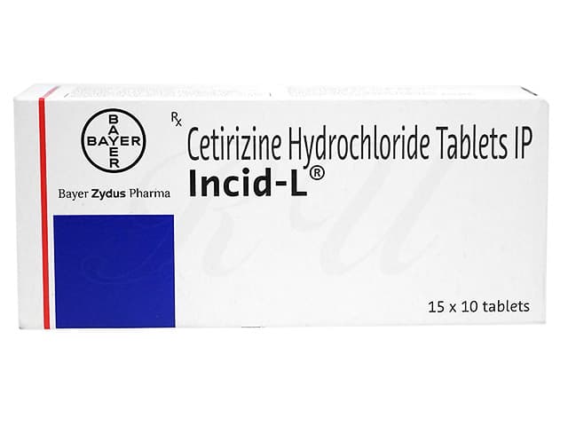 [ジルテックジェネリック]インシッドL10mg 【1箱150錠】
