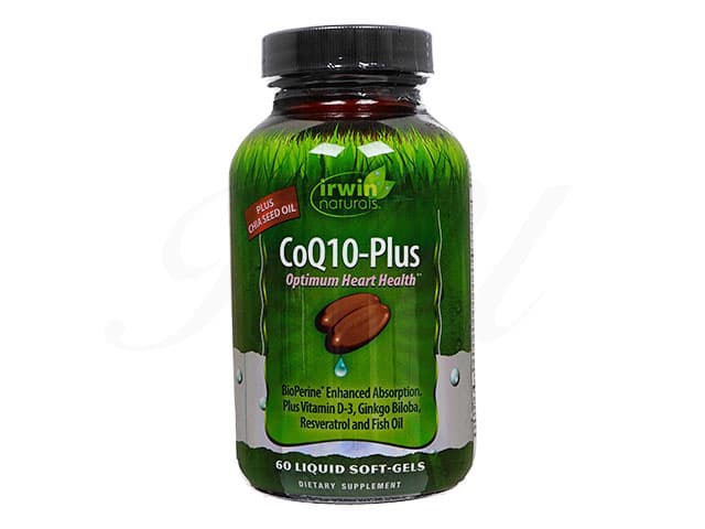 [irwin naturals]CoQ10プラス 【1本60リキッドソフトジェル】