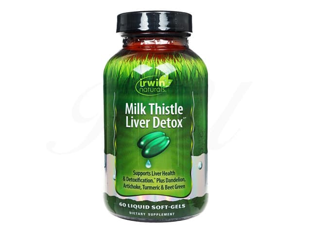 [irwin naturals]ミルクシスルリバーデトックス 【1本60リキッドソフトジェル】
