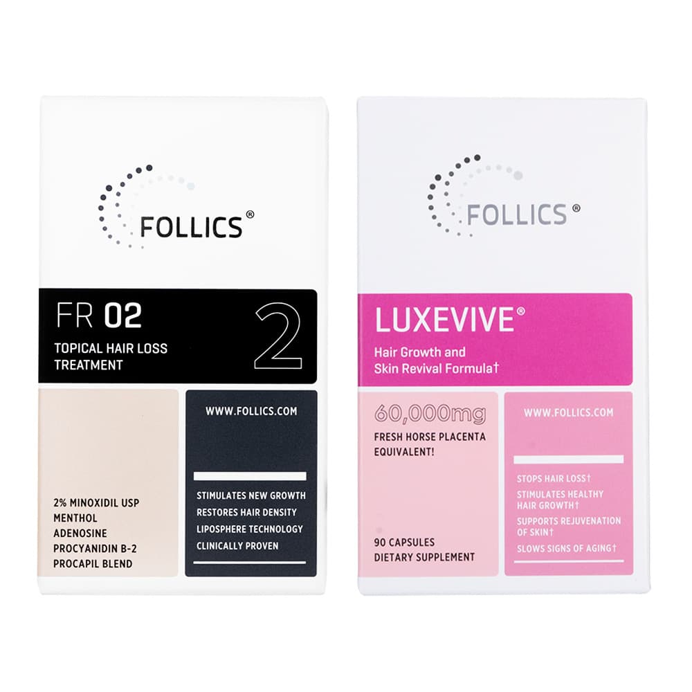 [FOLLICS]FR02 ローション60ml＋ルグゼバイブ90錠
