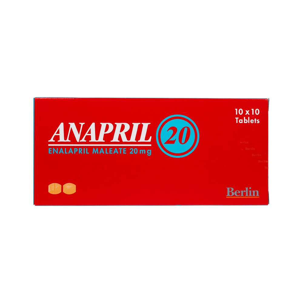 [レニベースジェネリック]アナプリル20mg 【1箱100錠】