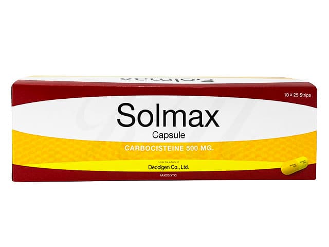 [ムコダインジェネリック]ソルマックス500mg 【1シート10カプセル】