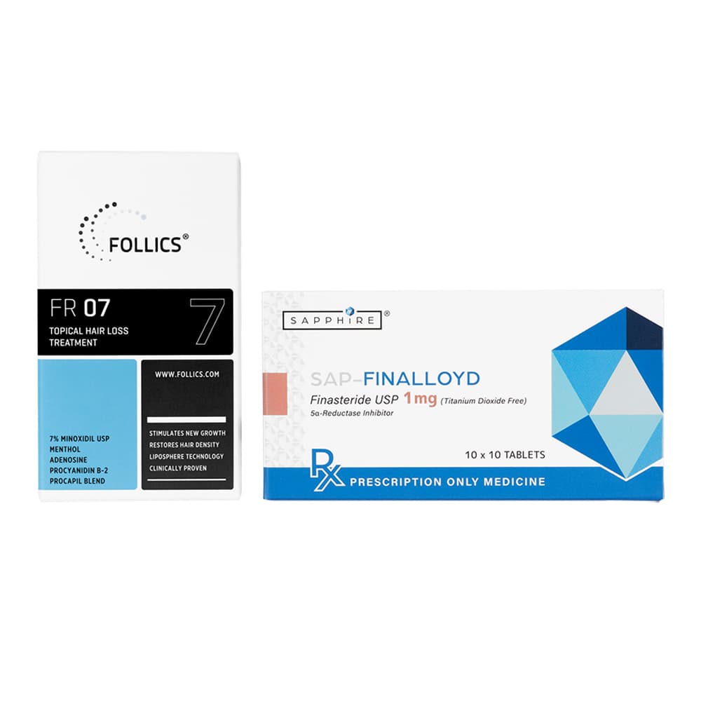 [FOLLICS]FR07ローション60ml1本＋SAP-フィナロイド1mg100錠1箱