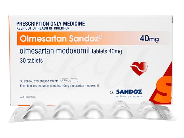 オルメサルタン(Olmesartan)40mg 【1箱30錠】