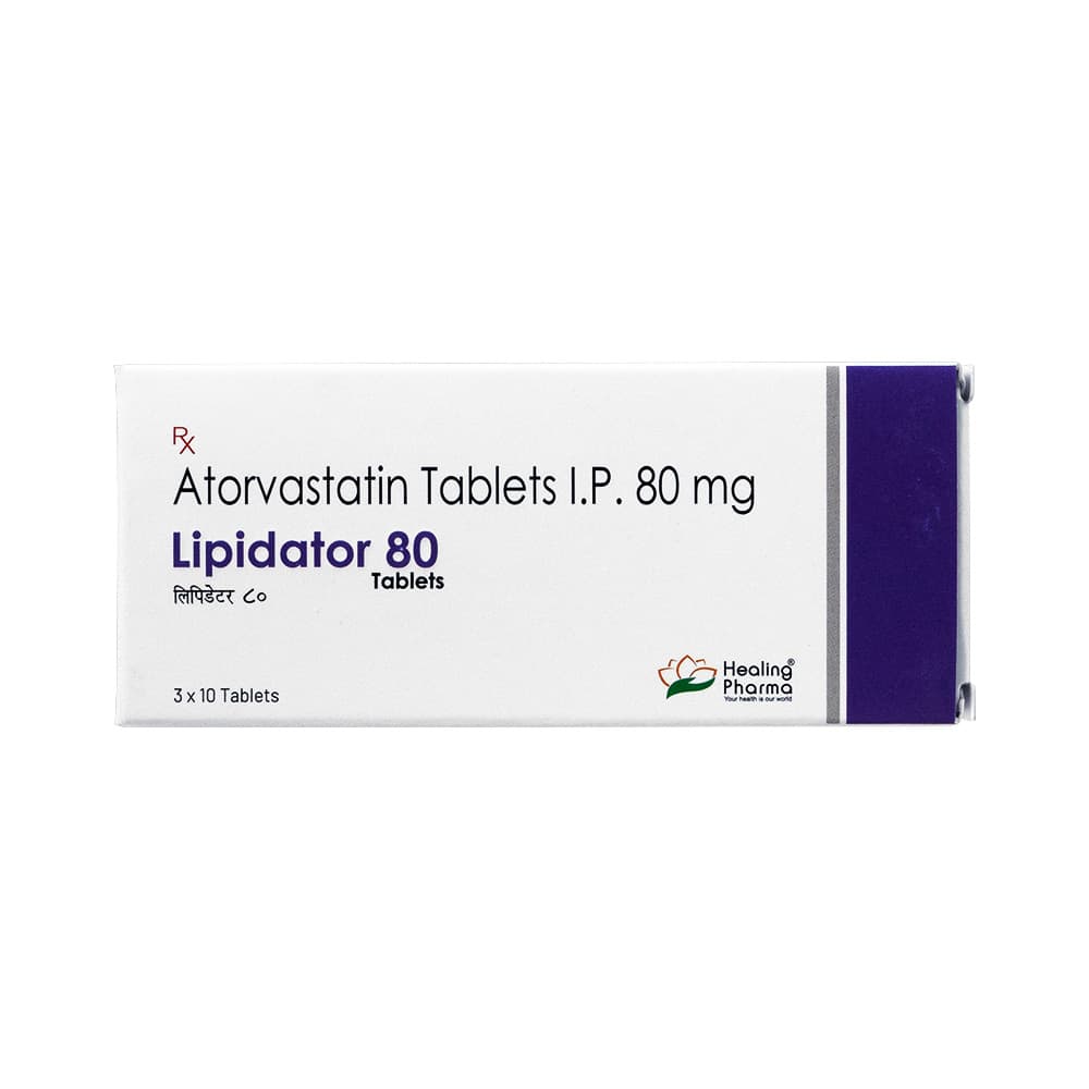 [リピトールジェネリック]リピダトール80mg 【1箱30錠】