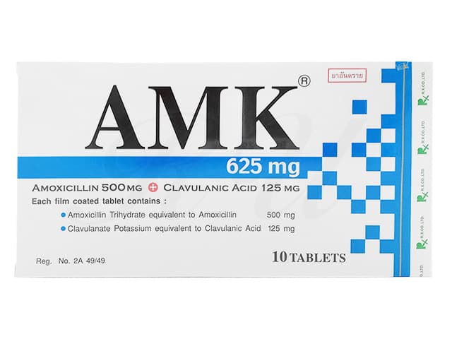 [オーグメンチンジェネリック]エーエムケー625mg 【1箱10錠】