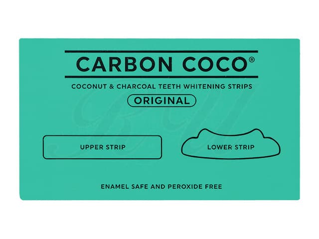 [CARBON COCO]ココナッツ＆チャコールティースホワイトニングストリップ 【1箱14枚】