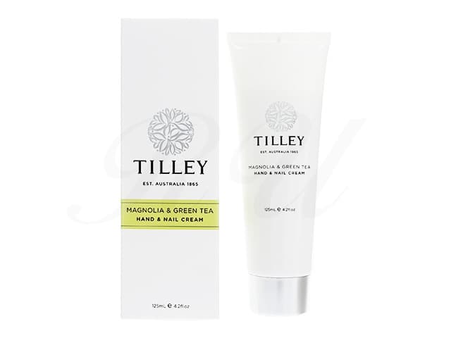 [TILLEY]ハンド＆ネイルクリーム(マグノリア＆グリーンティー) 【1本125ml】