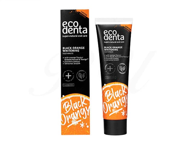 [eco denta]ブラックオレンジ ホワイトニングトゥースペースト 【1本100ml】