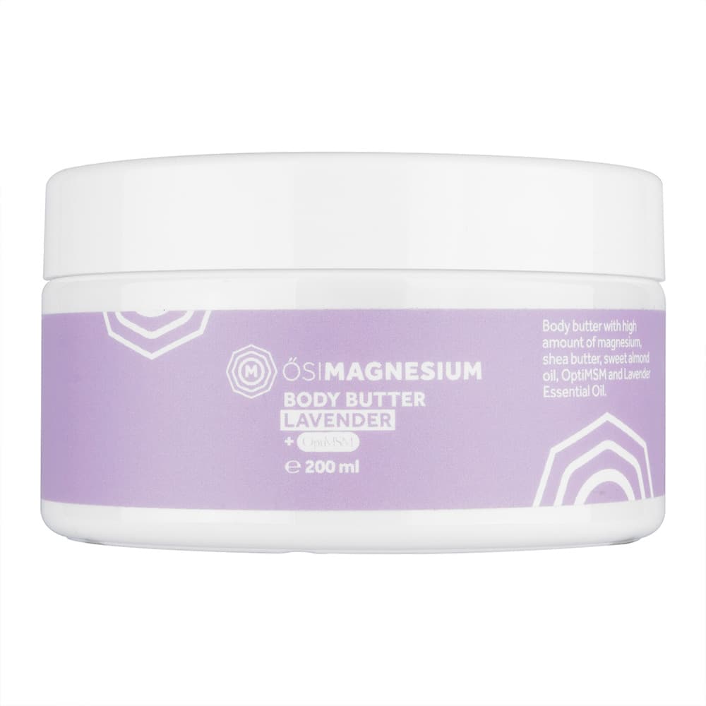 [OSIMAGNESIUM]マグネシウムボディーバター＋オプティMSM(ラベンダー) 【1本200ml】
