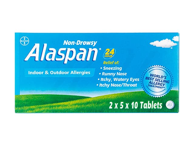 [クラリチン海外版]アラスパン10mg 【1箱100錠】