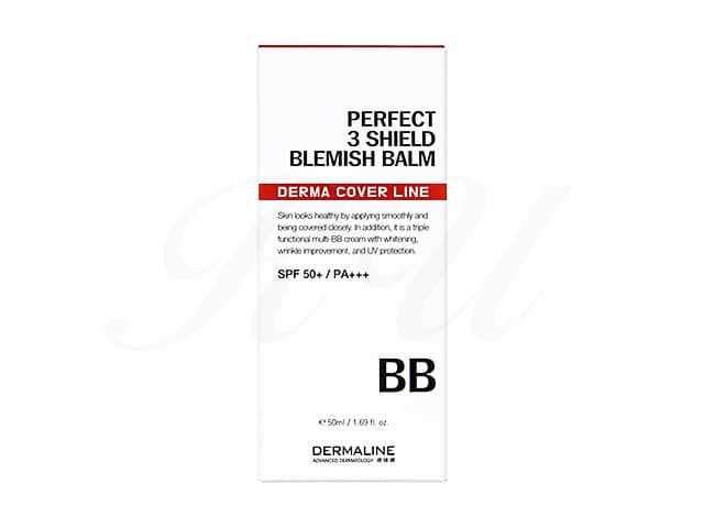 [DERMALINE]パーフェクト3シールドブレミッシュバーム SPF50+ 【1箱50ml】