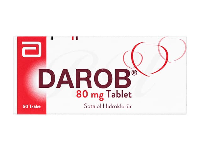 [ソタコールジェネリック]ダロブ80mg 【1箱50錠】