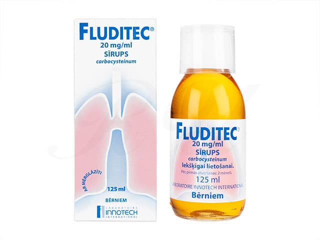 [ムコダインジェネリック]フルディテックシロップ20mg/ml 【1本125ml】