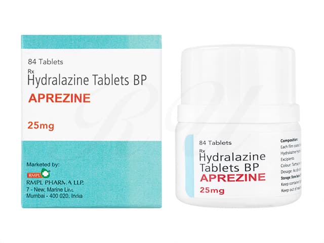 [アプレゾリンジェネリック] アプレジン25mg 【1本84錠】