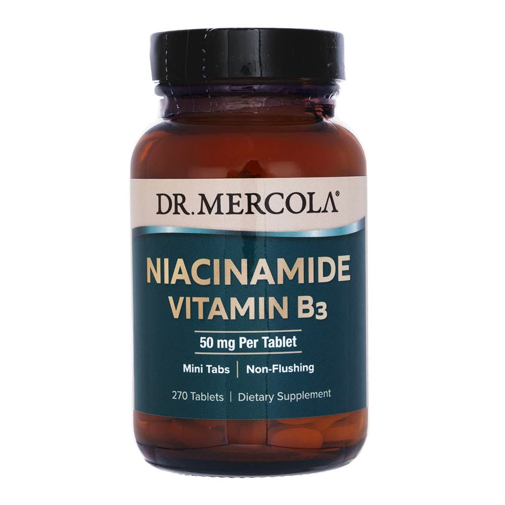 [DR.MERCOLA]ナイアシンアミドビタミンB3_50mg 【1本270錠】