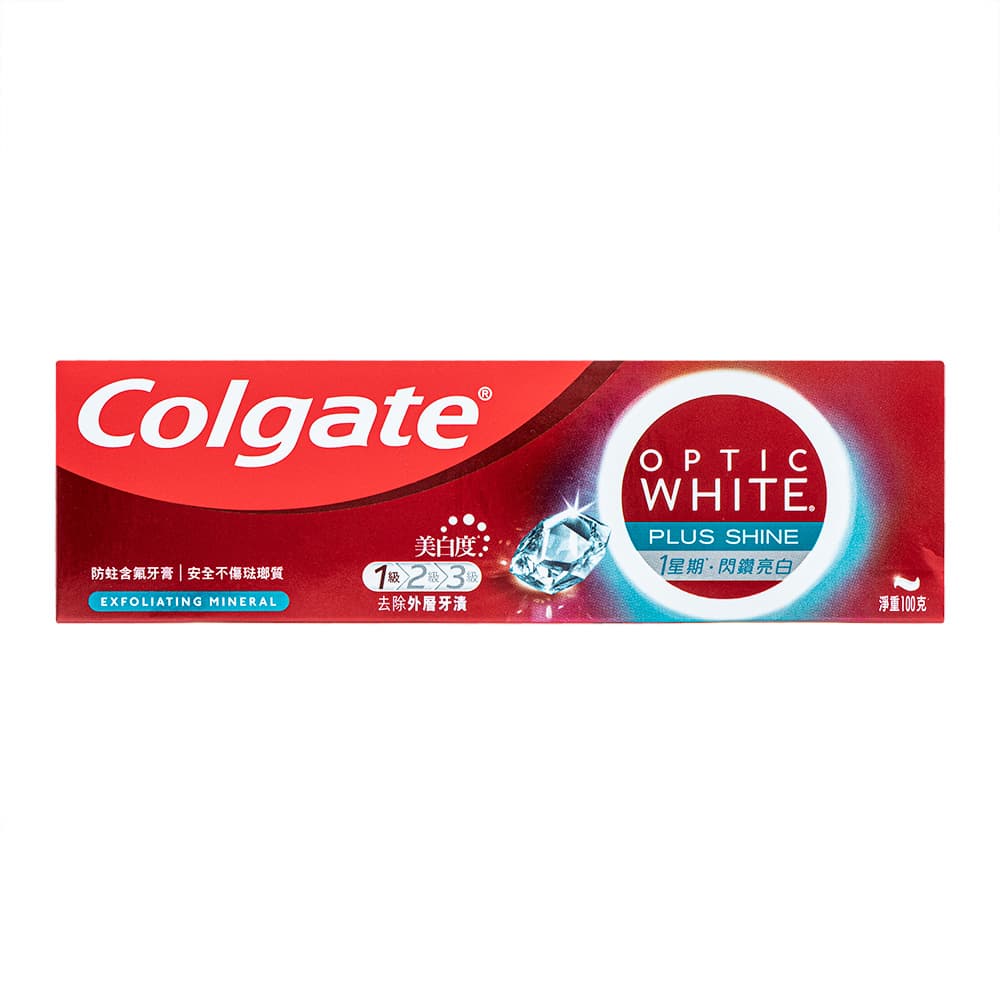 [Colgate]オプティックホワイト プラスシャイン 【1箱100g】