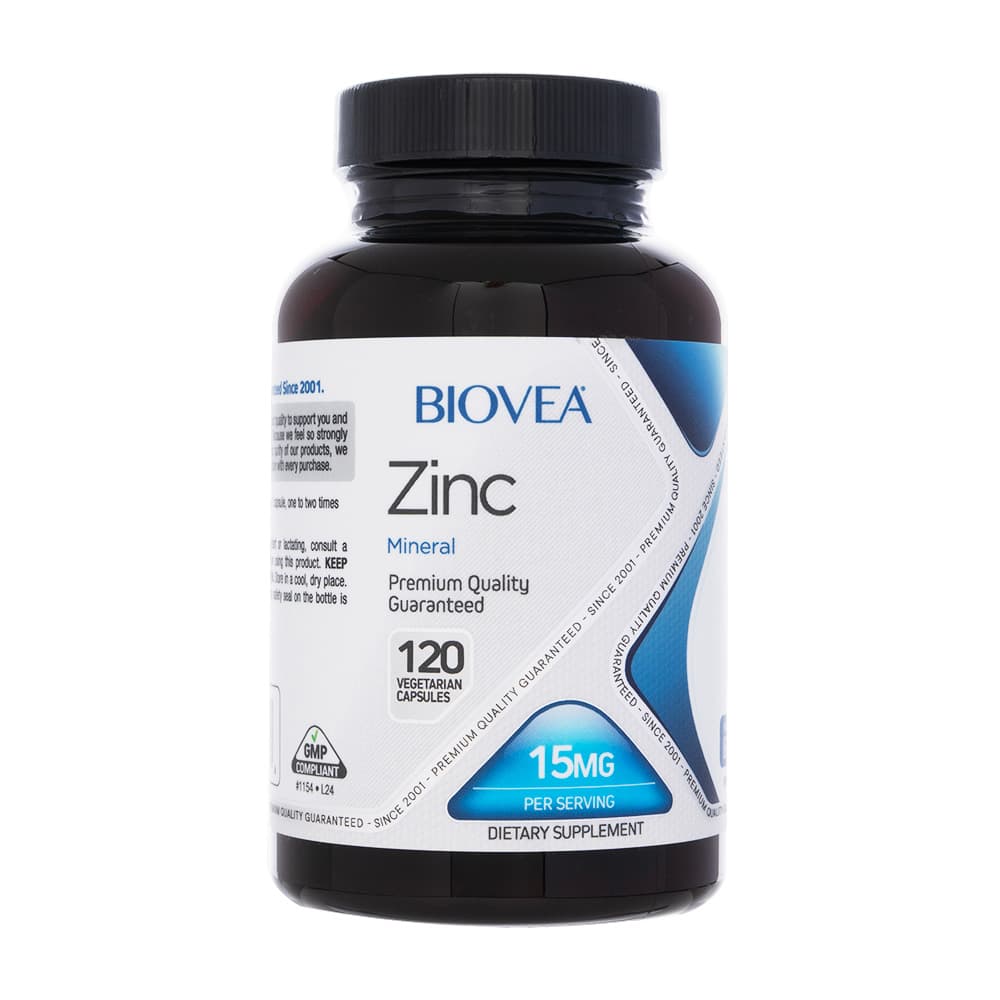 [BIOVEA]ジンク15mg 【1本120ベジカプセル】