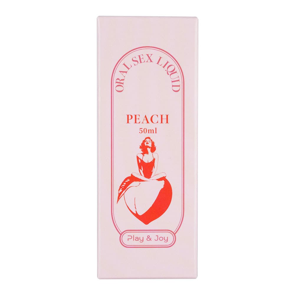 オーラルセックスリキッド・ピーチカクテルフレーバー[Play & Joy] 【1箱50ml】