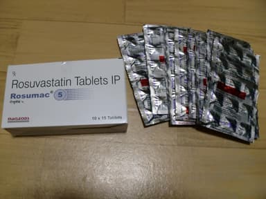 [クレストールジェネリック]ロスマック5mg 【1箱150錠】 レビュー投稿画像 サムネイル