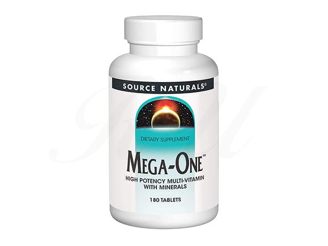 メガワンハイポテンシーマルチビタミンウィズミネラルズ(SourceNaturals)
